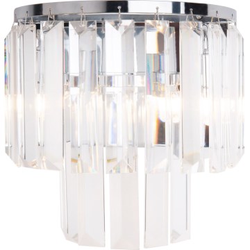 MAXLIGHT W0209 - Sienas lampa MONACO 2xG9/40W/230V spīdīgi hromēts