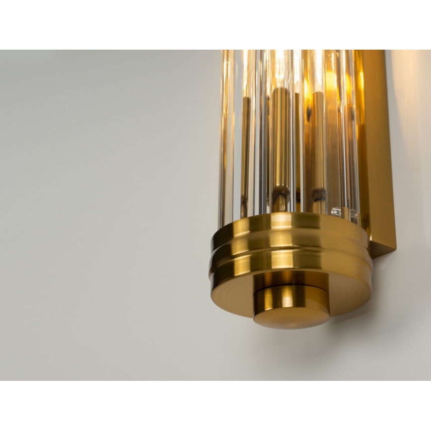 MAXLIGHT W0240 - Sienas lampa FLORENCE 2xE14/40W/230V zelta