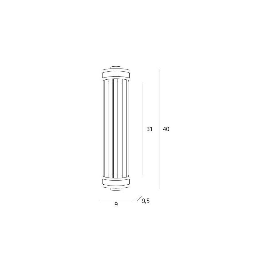 MAXLIGHT W0240 - Sienas lampa FLORENCE 2xE14/40W/230V zelta
