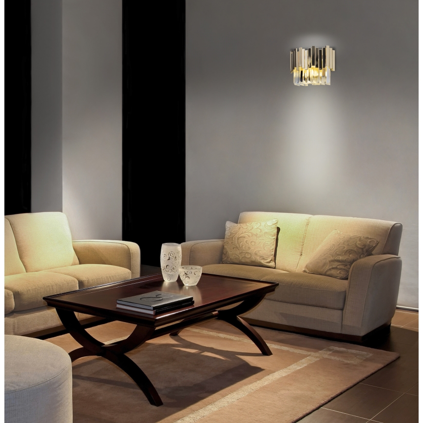 MAXLIGHT W0251 - Sienas lampa TREND 3xG9/40W/230V zelta