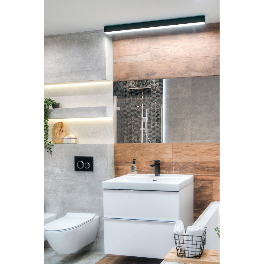 MAXLIGHT W0266 - LED Aptumšojams vannas istabas spoguļa apgaismojums LINEAR LED/36W/230V 113,5 cm IP44 melna