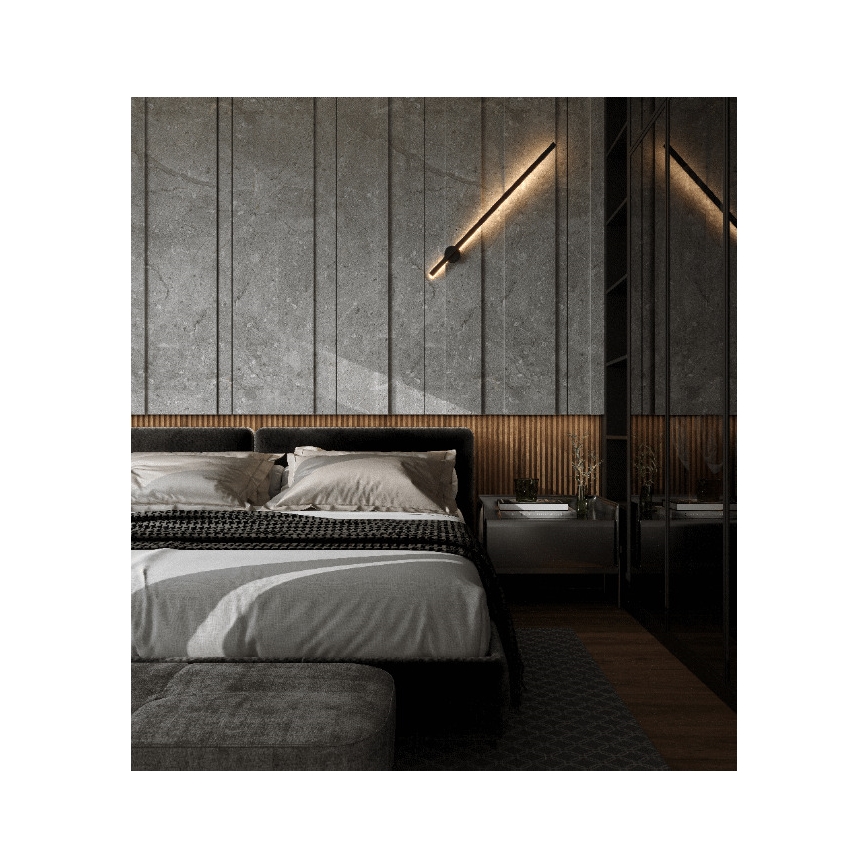 MAXLIGHT W0267 - LED Āra sienas lampa ZIRNEKLIS LED/8,4W/230V IP44 melna