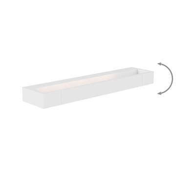 MAXLIGHT W0306 - LED Vannas istabas sienas lampa FLINK LED/12W/230V 45 cm IP44 balta