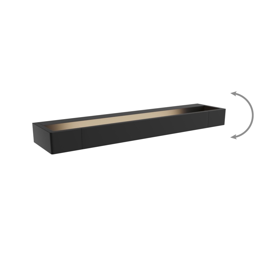 MAXLIGHT W0307 - LED Vannas istabas sienas lampa FLINK LED/12W/230V 45 cm IP44 melna