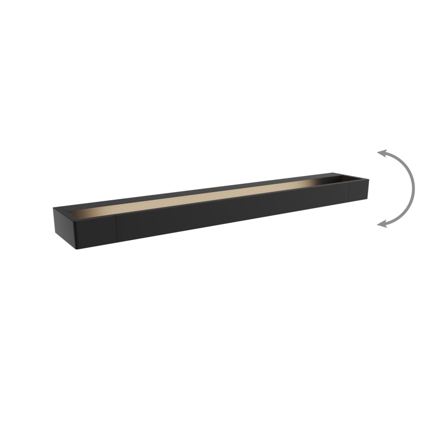MAXLIGHT W0309 - LED Vannas istabas sienas lampa FLINK LED/18W/230V 60 cm IP44 melna