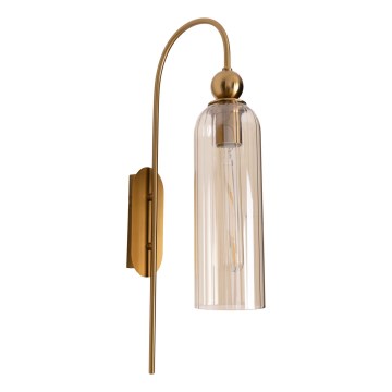MAXLIGHT W0332 - Sienas lampa CAMPANILA 1xE27/40W/230V misiņš/bēša