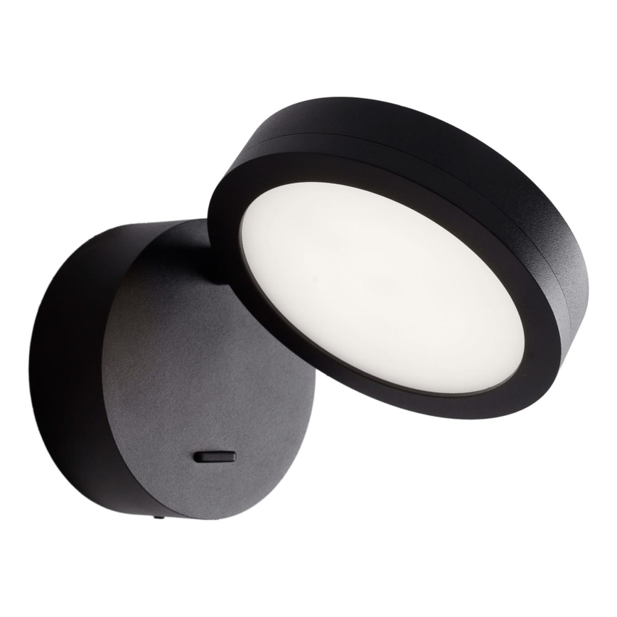 MAXLIGHT W0350 - LED Sienas starmetis IBIZA LED/6W/230V melna