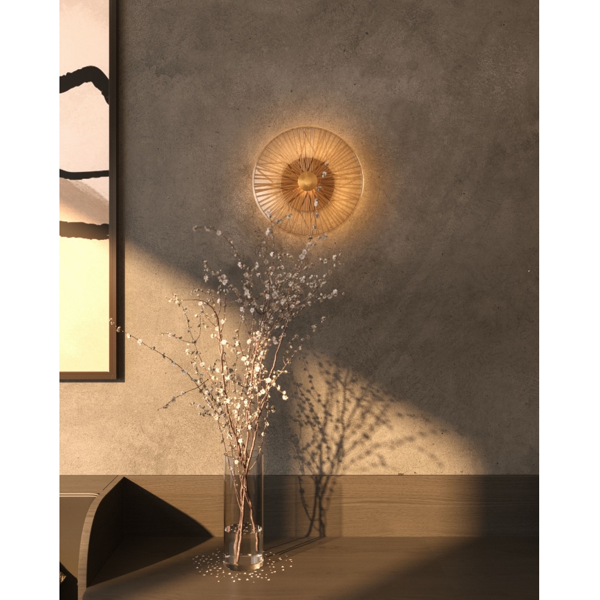 MAXLIGHT W0355 - LED Sienas lampa ALLURE LED/5W/230V d. 28 cm zelta