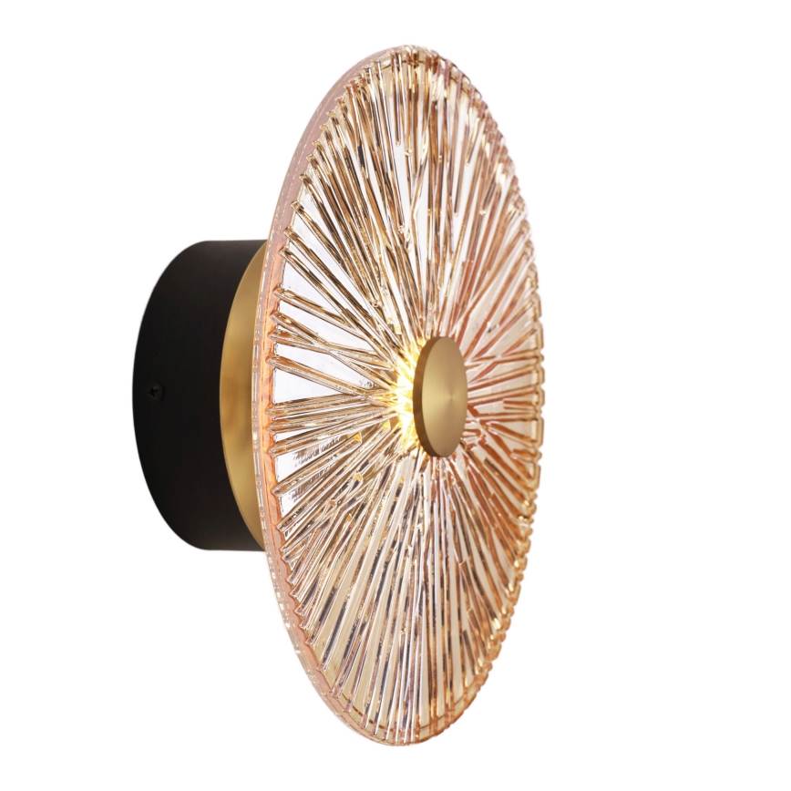 MAXLIGHT W0355 - LED Sienas lampa ALLURE LED/5W/230V d. 28 cm zelta