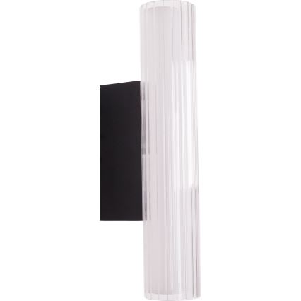 MAXLIGHT W0363 - LED Vannas istabas sienas lampa FAYETTE LED/6W/230V 31 cm IP44 melna