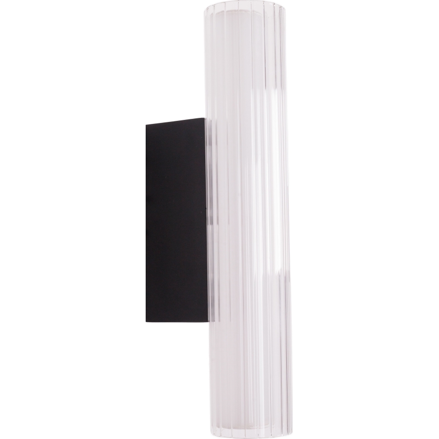 MAXLIGHT W0363 - LED Vannas istabas sienas lampa FAYETTE LED/6W/230V 31 cm IP44 melna