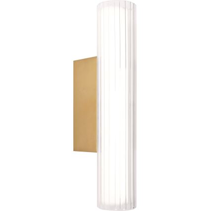 MAXLIGHT W0364 - LED Vannas istabas sienas lampa FAYETTE LED/6W/230V 31 cm IP44 zelta