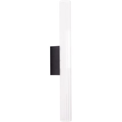 MAXLIGHT W0365 - LED Vannas istabas sienas lampa FAYETTE LED/12W/230V 61 cm IP44 melna