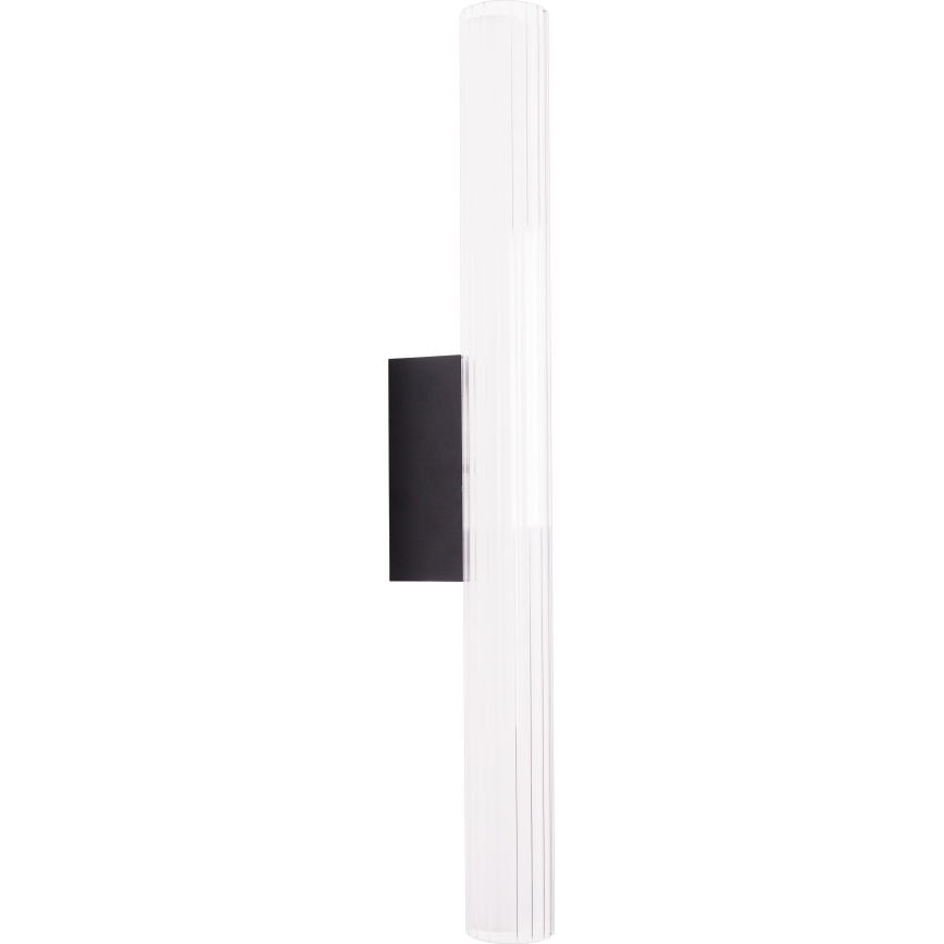 MAXLIGHT W0365 - LED Vannas istabas sienas lampa FAYETTE LED/12W/230V 61 cm IP44 melna