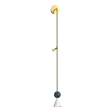 MAXLIGHT W0448 - LED sienas lampa BINGO LED/8W/230V CRI 92 zelta/zaļa