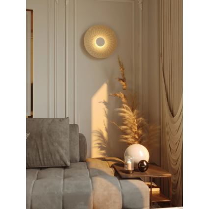 MAXLIGHT W0457 - Bēšs sienas gaismeklis MISAKI LED/6W/230V CRI 95
