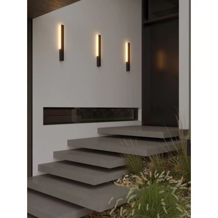 MAXLIGHT W0458 - LED Āra sienas gaismeklis KAPRUN LED/6W/230V CRI 93 IP65 melns