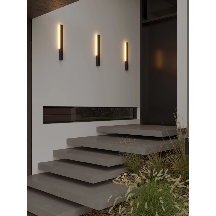 MAXLIGHT W0458 - LED Āra sienas gaismeklis KAPRUN LED/6W/230V CRI 93 IP65 melns