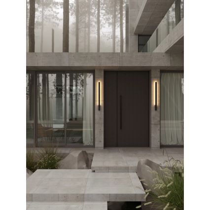 MAXLIGHT W0459 - LED āra sienas gaismeklis KAPRUN LED/12W/230V CRI 93 IP65 melns