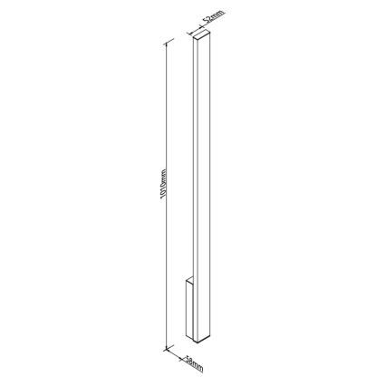 MAXLIGHT W0459 - LED āra sienas gaismeklis KAPRUN LED/12W/230V CRI 93 IP65 melns
