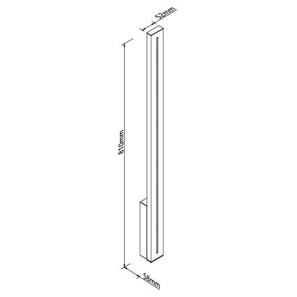 MAXLIGHT W0460 - LED āra sienas gaismeklis MOENA LED/15W/230V CRI 93 IP65 melns