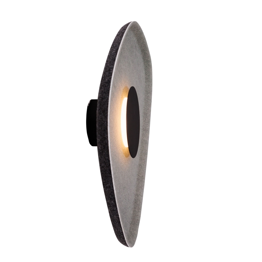 MAXLIGHT W0558 - LED Sienas lampa DEUX LED/5W/230V melna