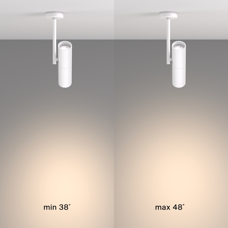 Maytoni C020CL-01W - Starmetis ELTI 1xGU10/50W/230V balta