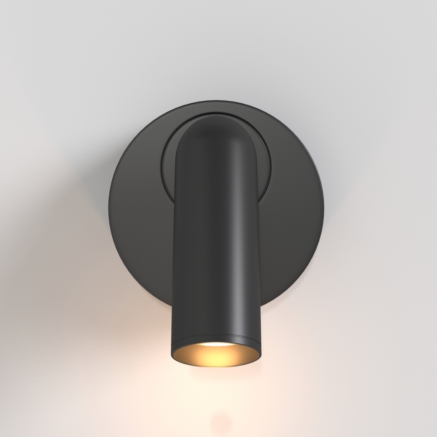 Maytoni C038WL-L3B3K - LED Sienas lampa MIRAX LED/3W/230V 3000K melna