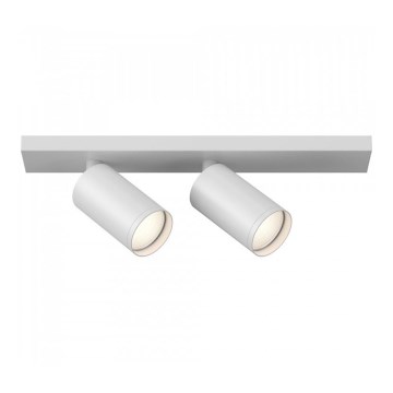 Maytoni C051CL-U-2W - Virziena gaismeklis FOCUS 2xGU10/10W/230V balts