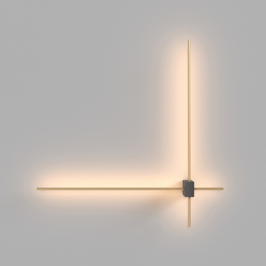 Maytoni C070WL-L12GB3K - LED Sienas lampa PARS LED/12W/230V CRI 90 melna