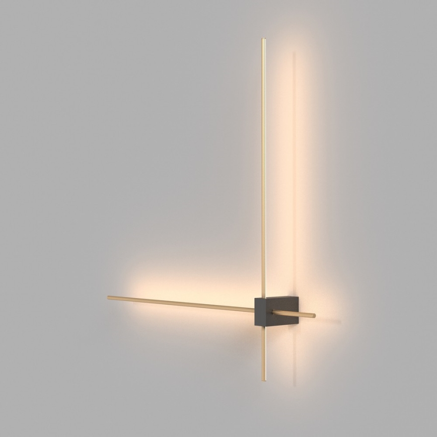 Maytoni C070WL-L12GB3K - LED Sienas lampa PARS LED/12W/230V CRI 90 melna