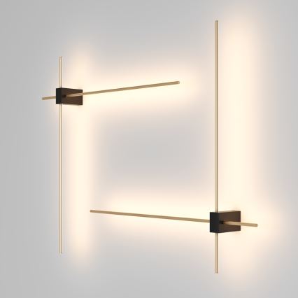 Maytoni C070WL-L12GB3K - LED Sienas lampa PARS LED/12W/230V CRI 90 melna