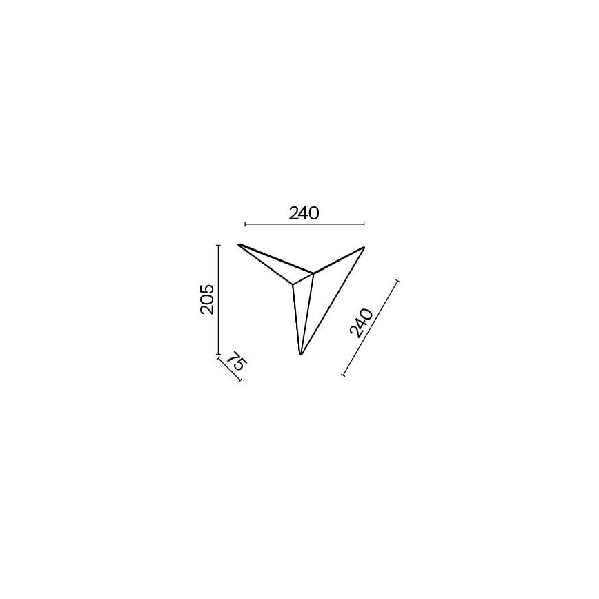 Maytoni C808WL-L3B - LED Sienas lampa TRAME LED/3W/230V melna