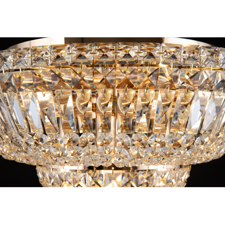 Maytoni DIA100-CL-12-G - Griestu lampa BASFOR 12xE14/60W/230V zelta