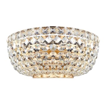 Maytoni DIA100-WL-02-G - Sienas lampa BASFOR 2xE14/60W/230V zelta
