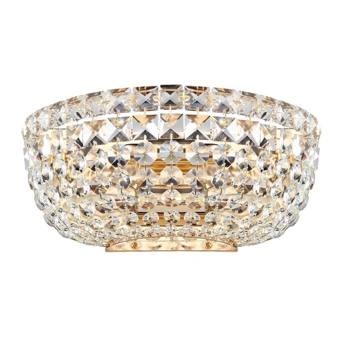 Maytoni DIA100-WL-02-G - Sienas lampa BASFOR 2xE14/60W/230V zelta