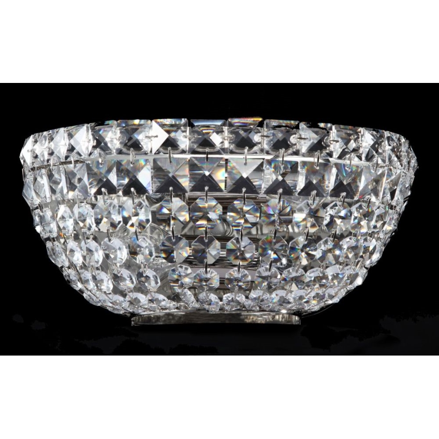 Maytoni DIA100-WL-02-N - Sienas lampa BASFOR 2xE14/60W/230V matēts hroms