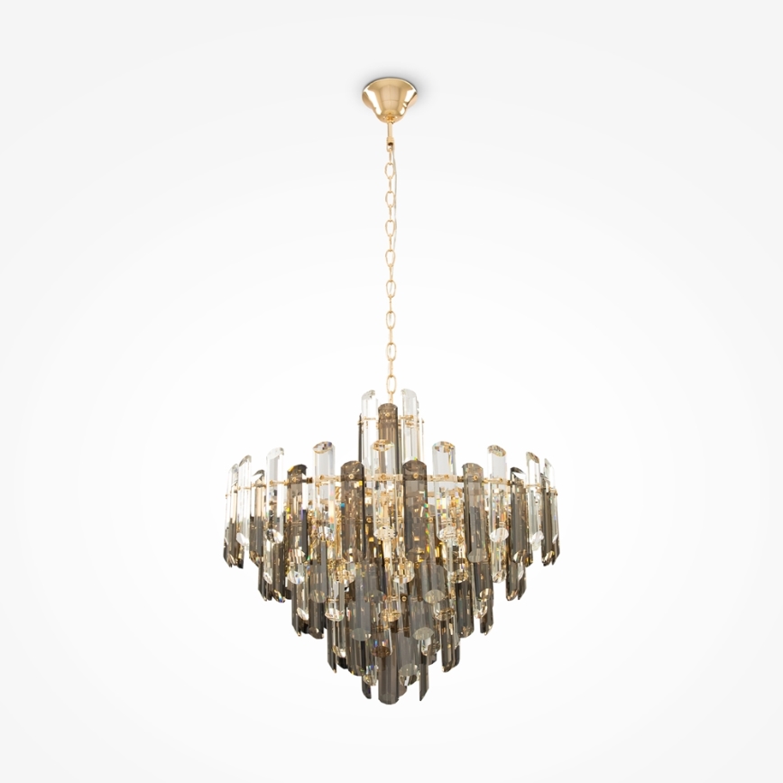 Maytoni DIA200PL-08G - Lustra ar ķēdi FLARE 8xE14/40W/230V