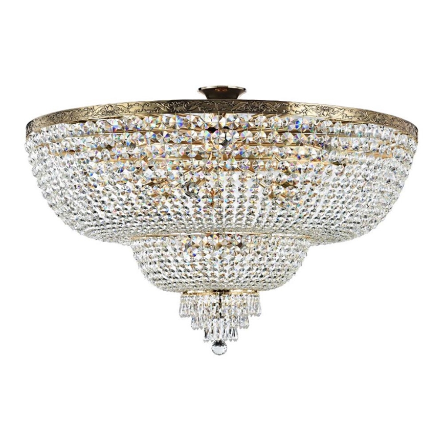 Maytoni DIA890-CL-18-G - Virsapmetuma lustra PALACE 18xE27/60W/230V