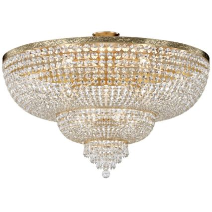 Maytoni DIA890-CL-18-G - Virsapmetuma lustra PALACE 18xE27/60W/230V