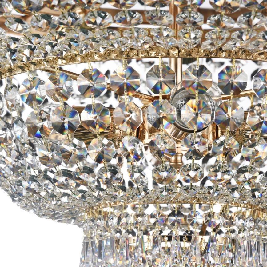 Maytoni DIA891-CL-14-G - Virsapmetuma lustra PALACE 14xE27/60W/230V