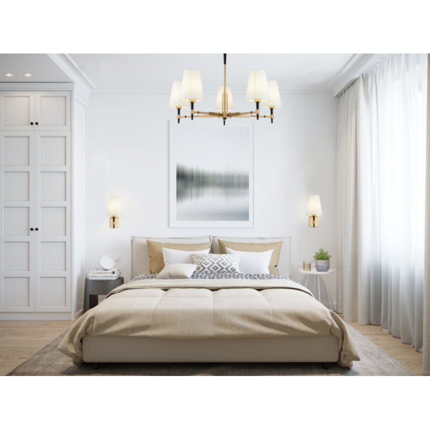 Maytoni H001CL-05BS - Lustra ar stieni ZARAGOZA 5xE14/40W/230V