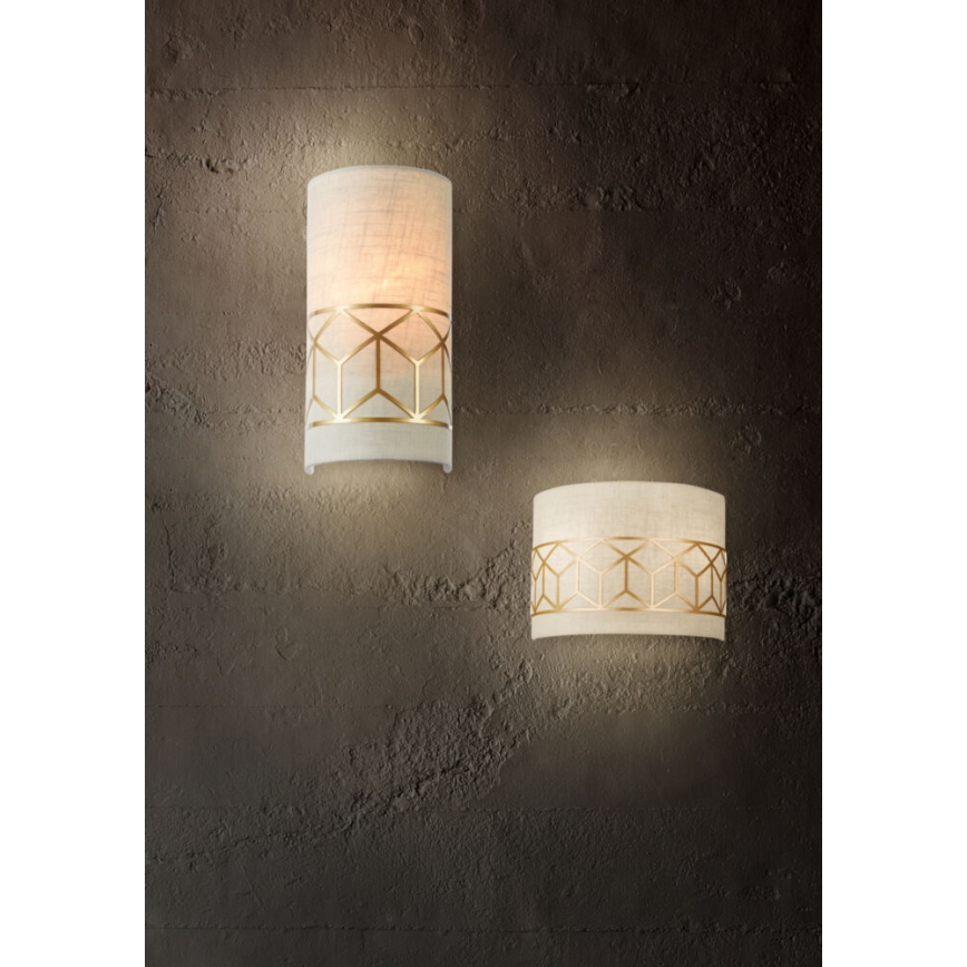 Maytoni H223-WL-01-G - Sienas lampa MESSINA 1xE14/40W/230V