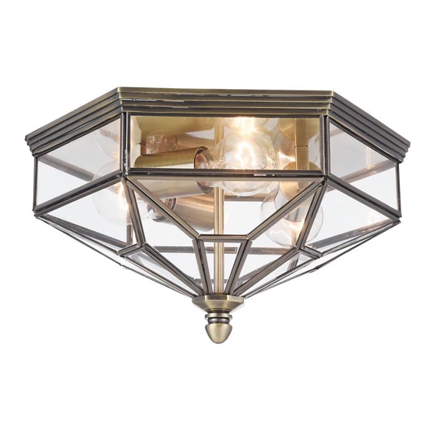 Maytoni H356-CL-03-BZ - Griestu lampa ZEIL 3xE27/60W/230V