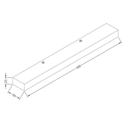 Maytoni MIR011WL-L9W4K - LED Sienas lampa ORION LED/9W/230V balta