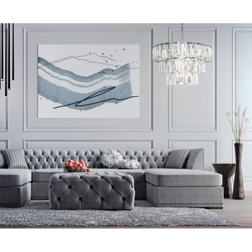 Maytoni MOD043PL-18CH - Lustra ar ķēdi PUNTES 18xE14/40W/230V spīdīgi hromēts