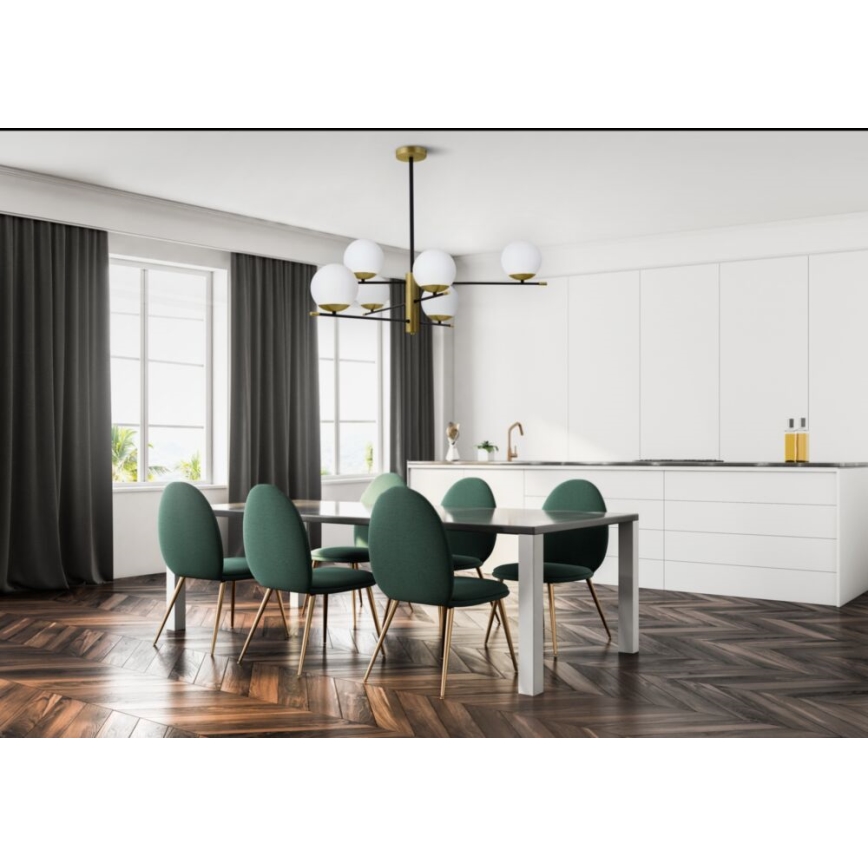 Maytoni MOD048PL-06G - Lustra ar stieni NOSTALGIA 6xE14/40W/230V