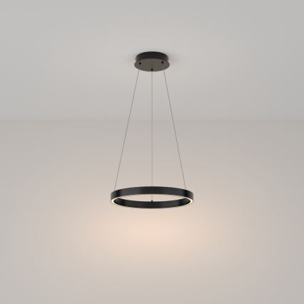 Maytoni MOD058PL-L22B3K - LED Lustra ar auklu RIM LED/25W/230V 3000K d. 40 cm melna