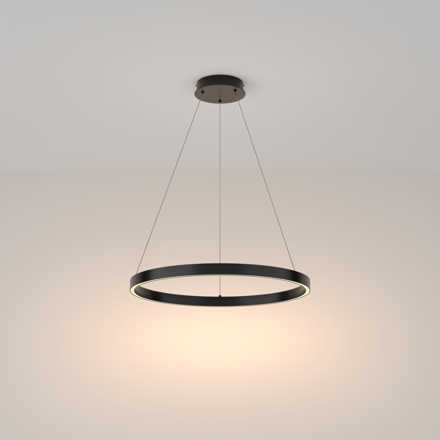 Maytoni MOD058PL-L32B3K - LED Lustra ar auklu RIM LED/37W/230V 3000K d. 60 cm melna