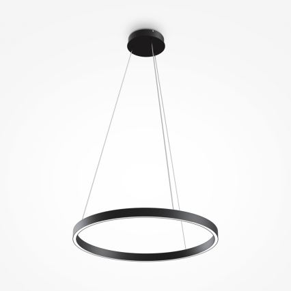 MOD058PL-L32B4K - LED Lustra ar auklu RIM LED/37W/230V 4000K d. 60 cm melna